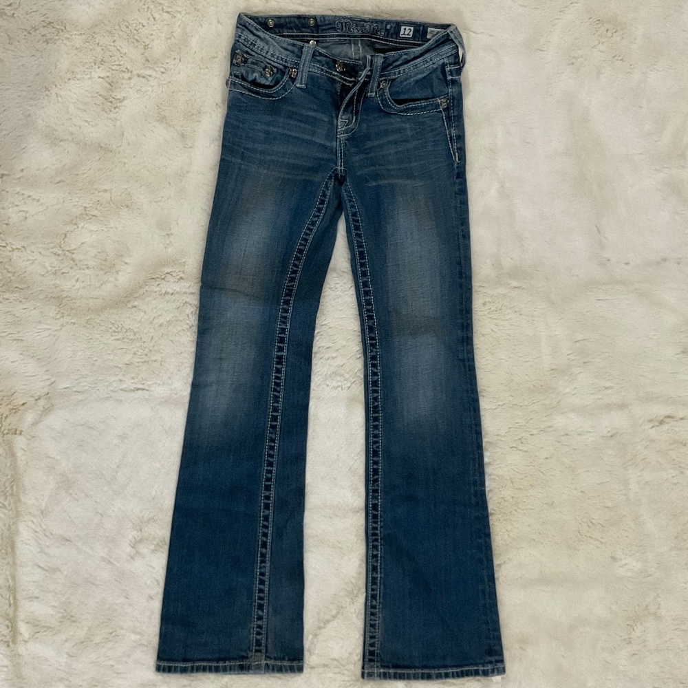 Miss Me girls jeans size 12 boot cut